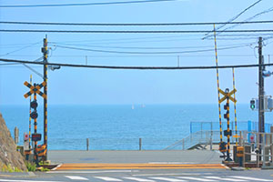 江ノ島電鉄の踏切